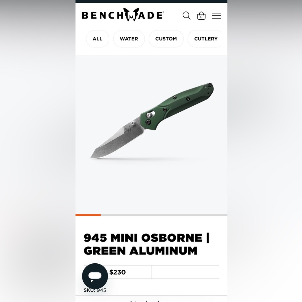 Benchmade 945 mini Osborne